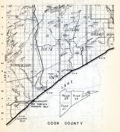 Cook County, Schroeder, Tofte, Lutson, , Minnesota State Atlas 1954